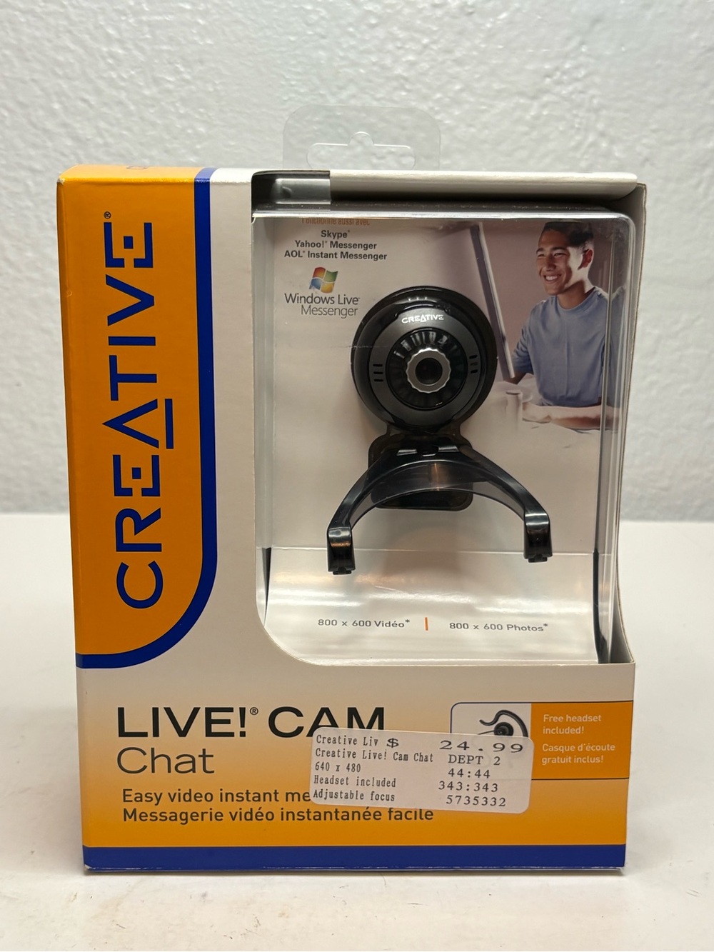 Live! Cam Chat Webcam - Black